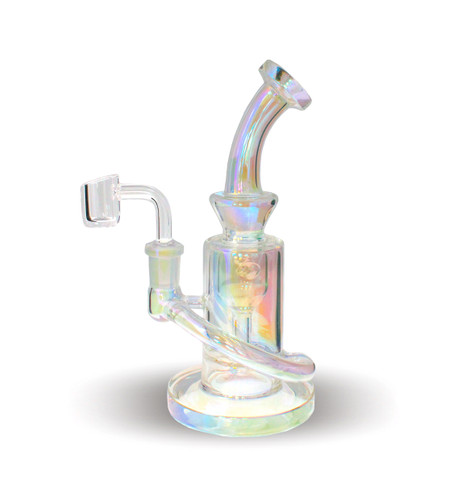 Incycler Dab Rig - 7.5" Iridescent Dab Rig: VapeBrat