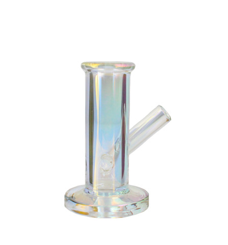 Iridescent Carb Cap & Dab Tool Stand - Iridescent Glass: 3"