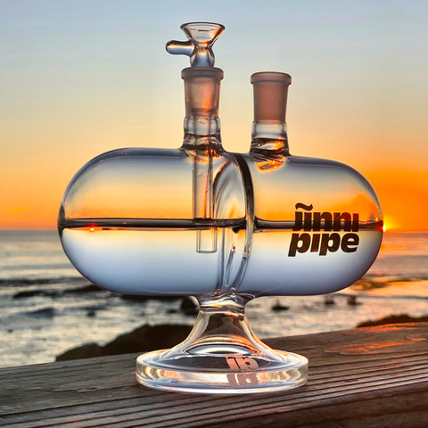 Infinity Gravity Bong: Jinni Pipe: 7" - Gravity Dab Rig