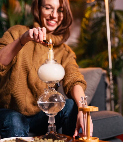 Infinity Waterfall Bong: 11" Infinity Gravity Bong: Remastered Version