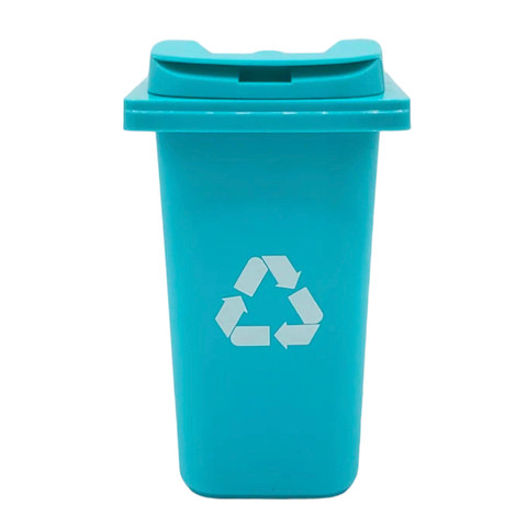 Dab Swab Storage: 5" Trash Bin - Aqua Blue