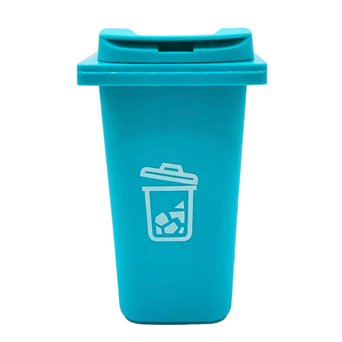 Dab Swab Storage: 5" Trash Bin - Aqua Blue