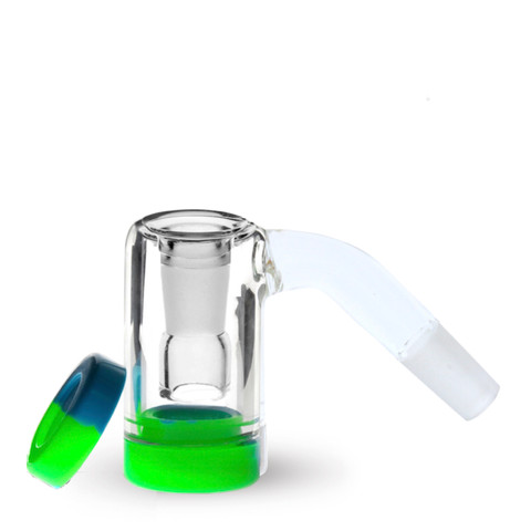 Reclaim Catcher for Dab Rig: 10mm Male 45 Degree Pipe Joint - 10mm Female Banger Joint