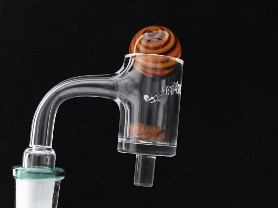 25mm Enail Banger: 10mm Male 90 Degree Angle