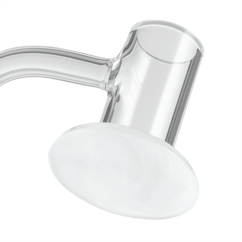 Opaque Bottom Blender Banger: 14mm Male 90 Degree 35mm Dish  Full Weld
