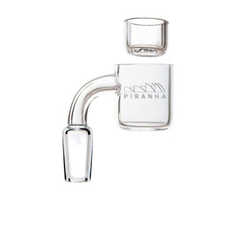 Piranha Quartz Oil Bomb 2pc Thermal Banger Nail 10MM MALE