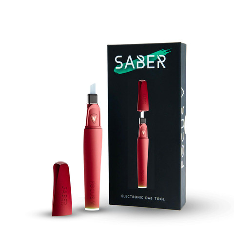 Focus Hot Knife: Focus V Saber: Smart Electric Dab Tool - Bordeaux