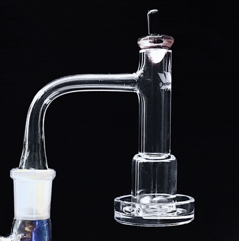 Control Tower Banger Spinner Kit: 14mm Male 90 Degree Terp Banger Kit by aLeaf