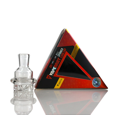 30mm Bell Spinner Carb Cap For Flat Top Bangers: Clear