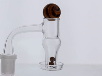 Orb Terp Slurper Quartz Banger: 14mm Male 90 Degree Full Weld