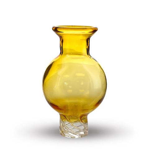 35mm Amber Spinner Carb Cap Vortex Bubble