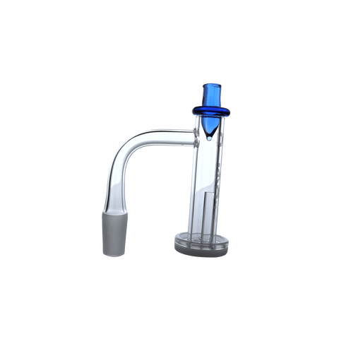 aLeaf "Bullet" Opaque Bottom Finger Banger Terp Slurper Quartz Banger Kit: 14mm Male 90 Degree