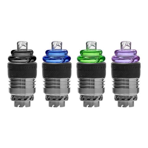 20mm / 25mm Black Spinner Flat Top Carb Cap 4mm Terp Pearls Kit: Electric Dab Rig Compatible w/ Puffco, Carta Devices