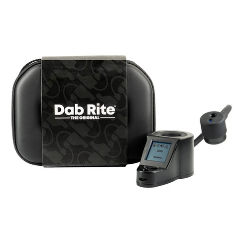 Dab Rite Dab Temp Reader Black: Digital IR Thermometer Banger Temperature Reader