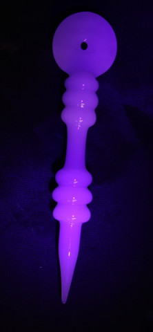 Monkey Boy Art - White Donut Dab Tool with UV (American Glass)