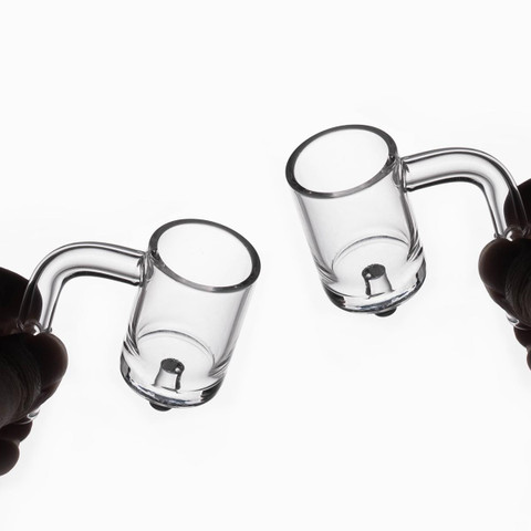 25mm Galaxy Enail Bucket Banger: 14mm Male 90 Degree 6mm Stem