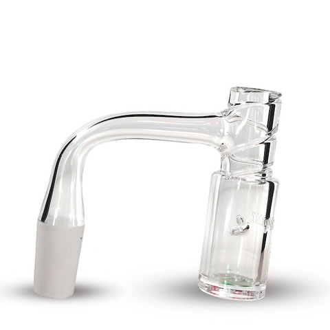 Extreme Auto Spinner Blender Splashguard Quartz Banger: 14mm Male 90 Degree Full Weld
