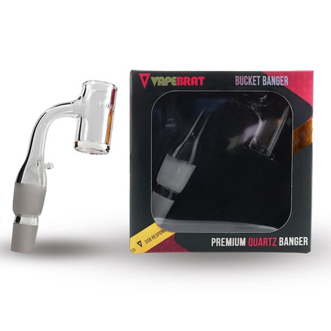 Full Weld 20mm Diameter Dual Size Enail Banger: 14mm 18mm Male 90 Degree Barrel Coil Compatible