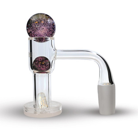 Opaque Bottom Terp Slurper Banger Regular Weld: 14mm Male 90 Degree