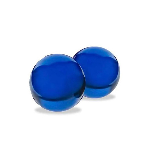 6mm Blue Sapphire Terp Pearls Set: 2 Pearls