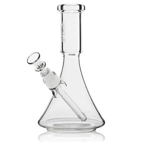Borosilicate Glass Beaker Bong by Grav: Medium Deco 9.8"