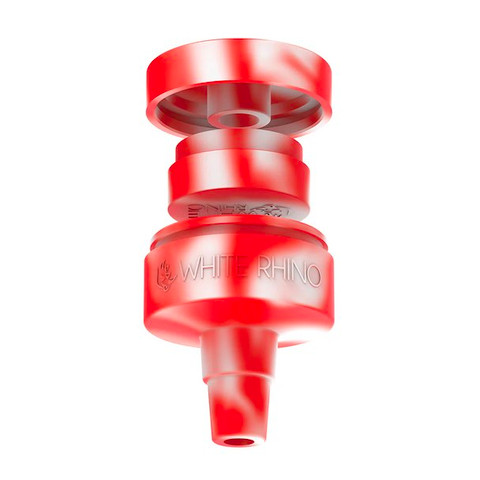 Silicone Reclaim Catcher 14mm/18mm Male 45 or 90 Degree Pipe Joint to 14mm/18mm Female Banger Joint: Red White