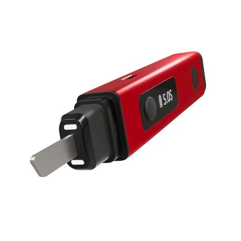 Bear Quartz Trio: Hot Knife Dab Temp Reader - Red