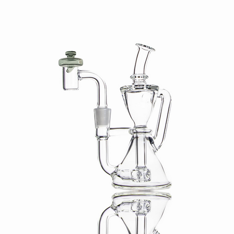 Hourglass Klein Recycler Micro Dab Rig: 5.5" by VapeBrat