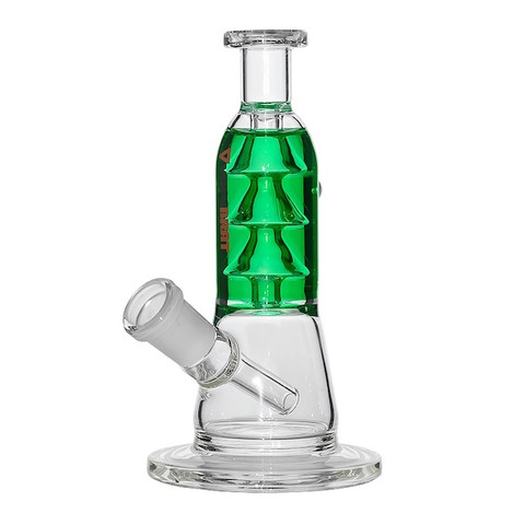 5.5" Freezable Glycerin Mini Beaker Dab Rig Bong: Green