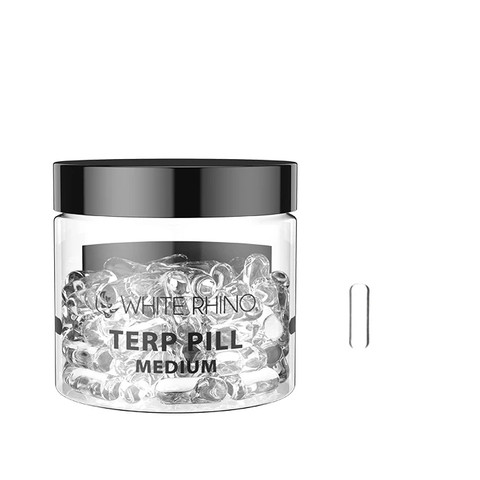 Opaque Terp Pill: 14mm Length 6mm Diameter