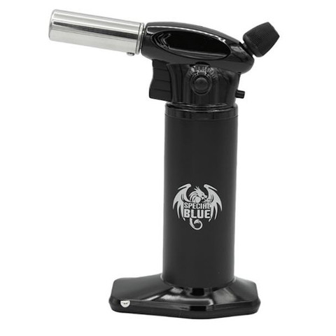 7" Single Jet Dab Torch: Special Blue Toro (Black)