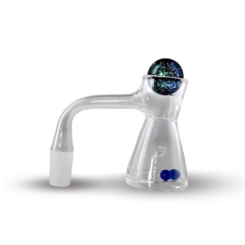 VapeBrat Terp Tornado V2 Banger Kit: Banger w/ Marble Pearls Set Full Weld