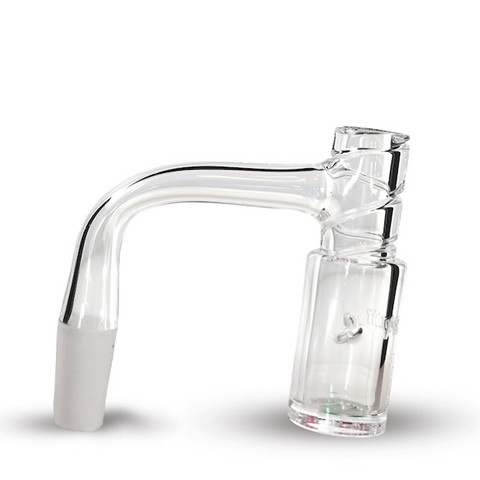 Extreme Auto Spinner Blender Splashguard Quartz Banger: 10mm Male 90 Degree Full Weld