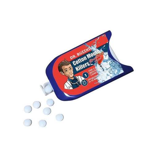 Dr. Buzzkill's Original Cotton Mouth Killers: Strawberry Mouthwatering Mints