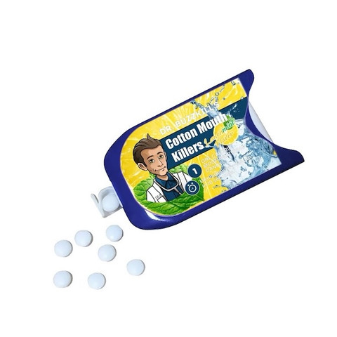 Dr. Buzzkill's Original Cotton Mouth Killers: Lemon-Mint Mouthwatering Mints