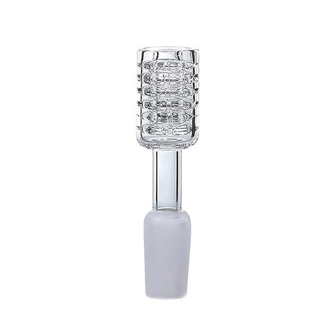 Diamond Knot Quartz Dab Nail: 14mm Male 20mm Diameter