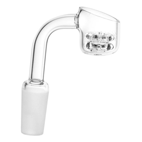 Diamond Knot Angled Banger: 14mm Male 90 Degree