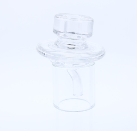Monkey Boy Art - Clear Long Airflow Carb Cap (American Glass)