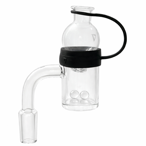 Complete Banger Kit: Regular Weld 25mm Diameter Bucket Banger, Spinner Carb Cap, Terp Pearls & Tether