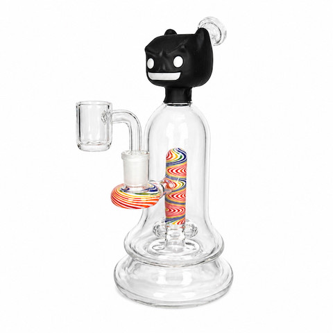 8.5" Cartoon Character Dab Rig: Black