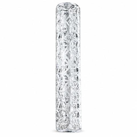 Seed Of Life Etched Solid Quartz Terp Pillar: 6mm Diameter by 30mm Height (1 Piece)