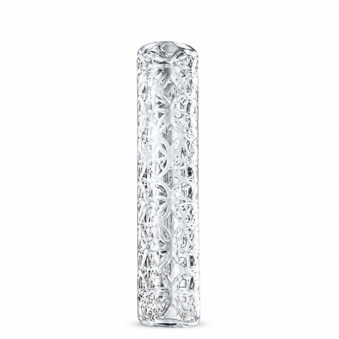 Seed Of Life Etched Solid Quartz Terp Pillar: 6mm Diameter by 25mm Height (1 Piece)