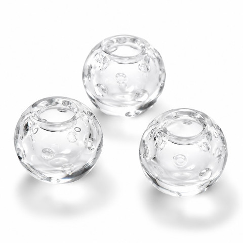 Dab Doser Etched Hollow Terp Pearl: 11mm - 1 Piece by VapeBrat