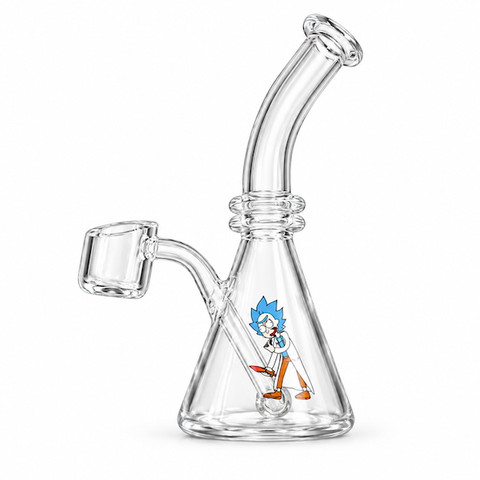 Rick Scientist Mini Beaker Dab Rig Kit with Built-in Quartz Banger