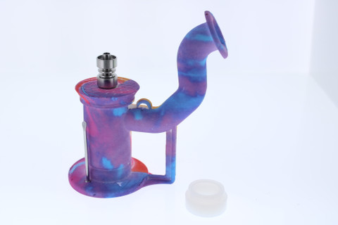 Silicone Dab Rig Waterpipe Kit - Tie Dye