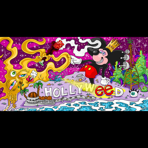 Silicone Dab Mat By Dunkees - 11 X 17 Inches - Hollywood