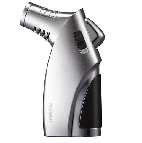 Scorch Torch Triple Jet 4" Torch Lighter with Cigar Cutter - Silver