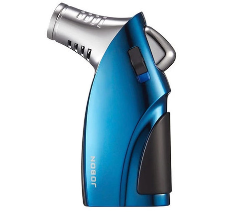 Scorch Torch Triple Jet 4" Torch Lighter with Cigar Cutter - Blue