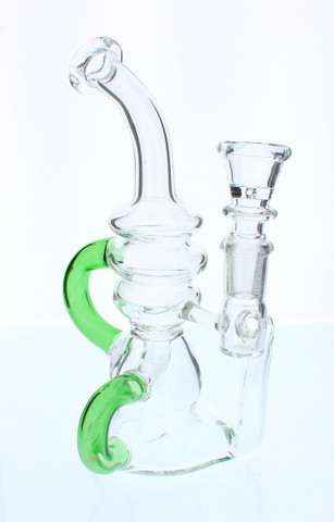 Green Recycler Water Pipe