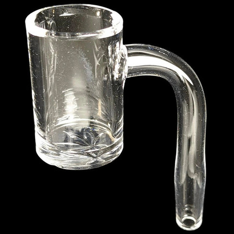 Beveled Head Flat Top Star Design Bottom Quartz Banger 10mm Male 90 Degree